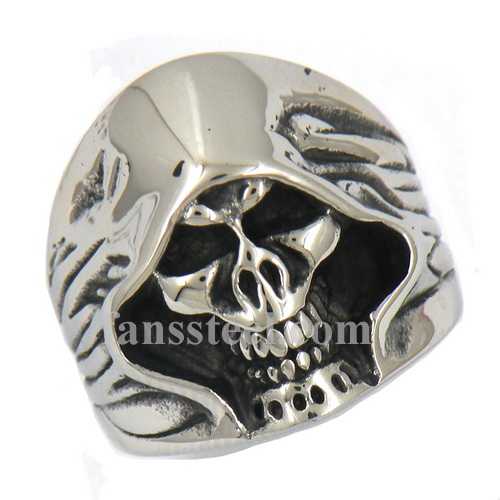 FSR13W17 reaper ghost skull biker ring